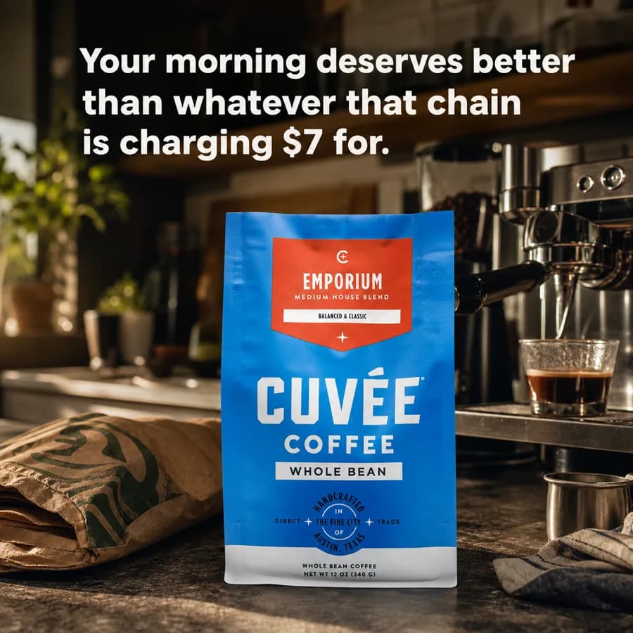 Cuvée Coffee ad made by Brainforest