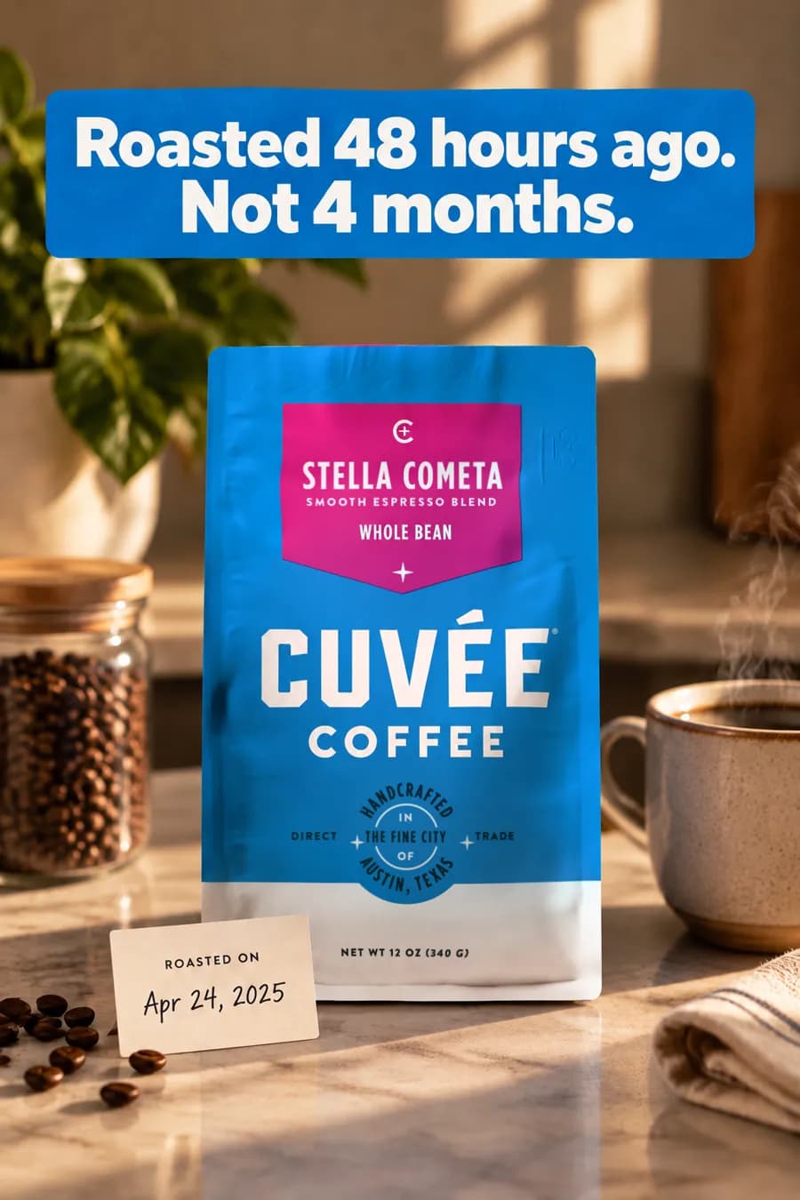 Cuvée Coffee ad made by Brainforest