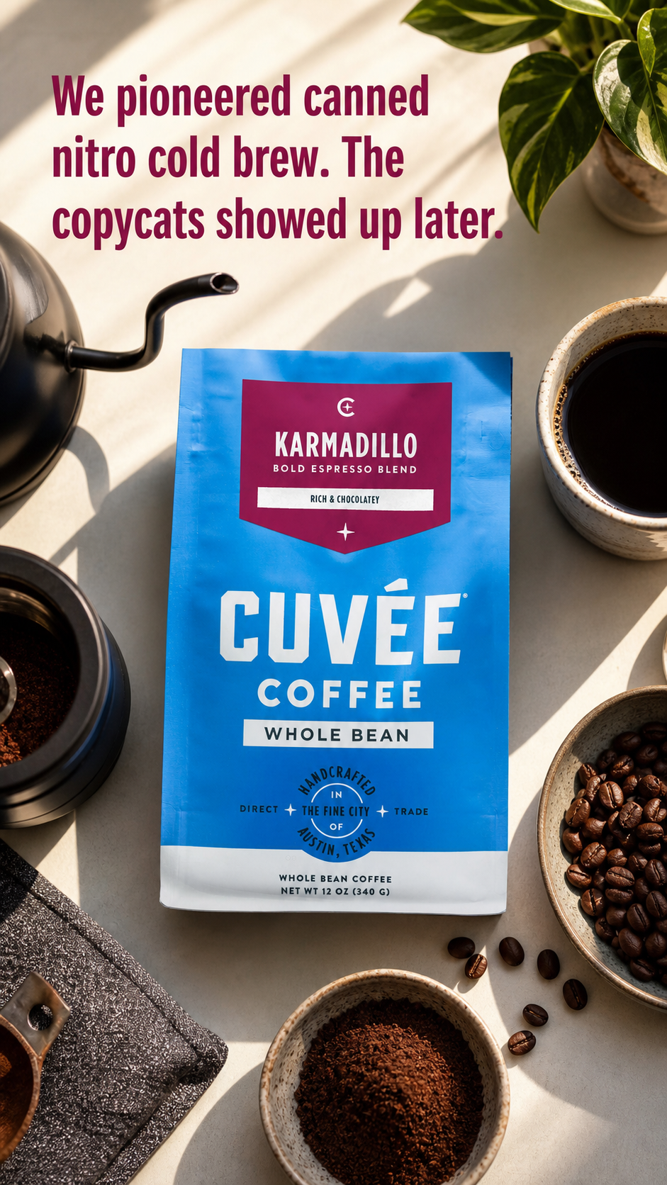 Cuvée — Karmadillo flat lay